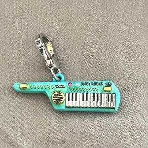 Juicy Couture Bracelet Charm Keyboard with silver clasp